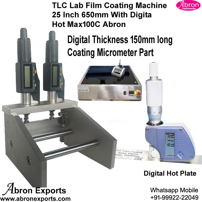 TLC Lab Film Coating Micrometer LCD Part 150mm Long Double Machine 25 Inch 650mm for Digita Hot Max100C Abron AC-291TVP6 